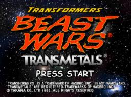 Transformers - Beast Wars Transmetals Title Screen